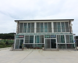 청산민박 외부전경